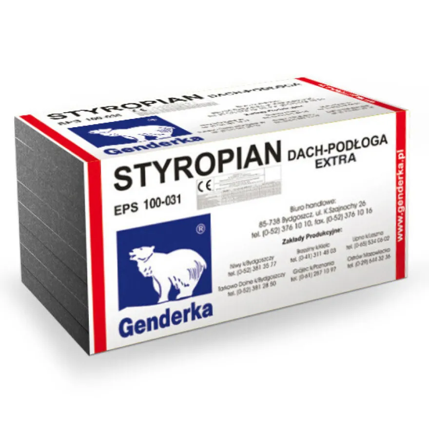 Styropian grafitowy Genderka EPS 100 031 Dach Podłoga Extra